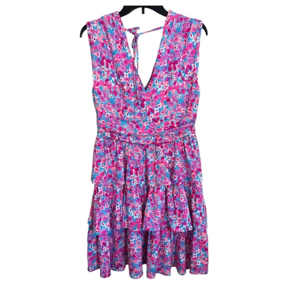 Lilly Pulitzer Purple Pink Halter Mini Dress - Picture 4 of 12